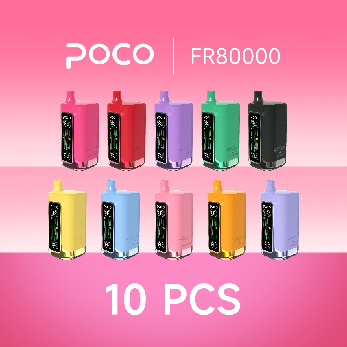 POCO FR80000 vape-10pcs