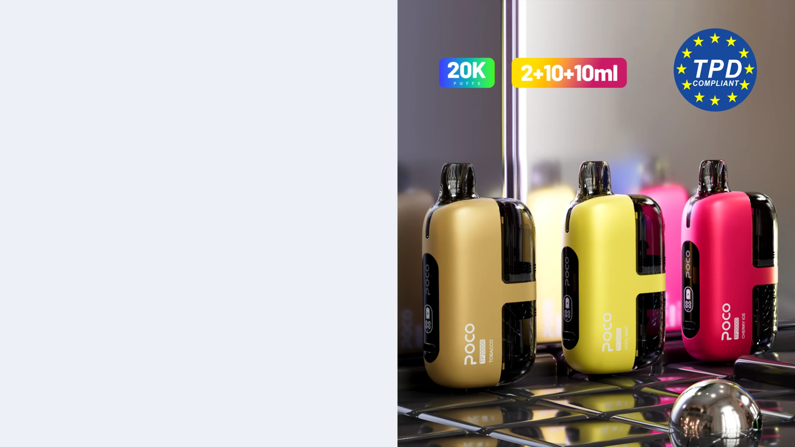 POCO TP20000 parameters background