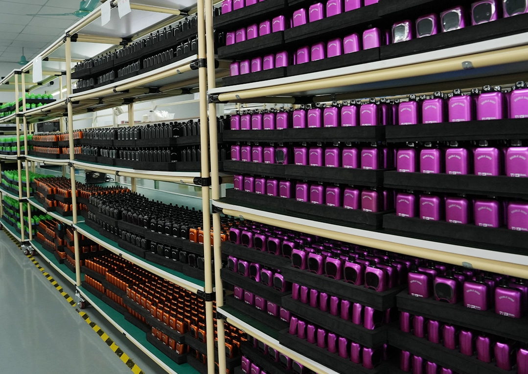 Factory warehouse with vape products
